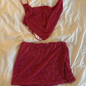 Oh Polly Hot Fix Pink Set